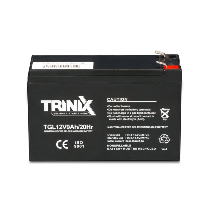 Акумуляторна батарея гелева 12В 9Аг Trinix TGL12V9Ah/20Hr GEL