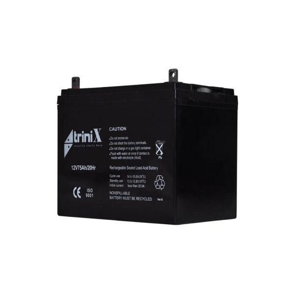 Акумуляторна батарея 12В 75Аг Trinix 12V75Ah/20Hr AGM свинцево-кислотна