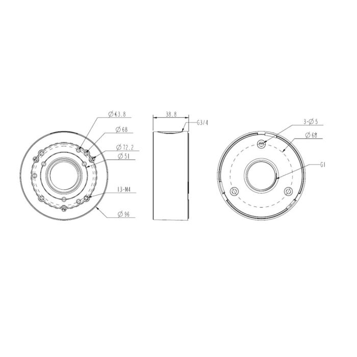 Коробка розподільна TVT TD-YXH0103