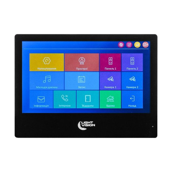 Відеодомофон 10" WiFi Tuya Light Vision SINGAPORE FHD Black