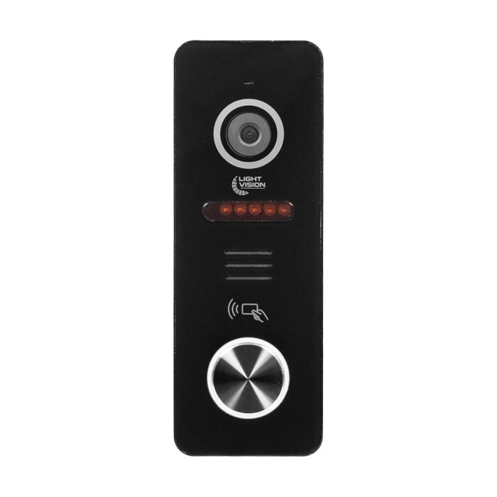 Відеопанель Light Vision RIO FHD(RF) Black зі зчитувачем Mifare
