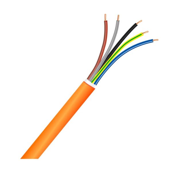 Кабель силовий вогнестійкий TCF (N)HXH FE180/E30 5x16 0.66/1 kV