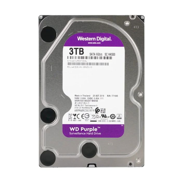 Жорсткий диск 3.5" 3TB 64MB Western Digital Purple WD30EJRX
