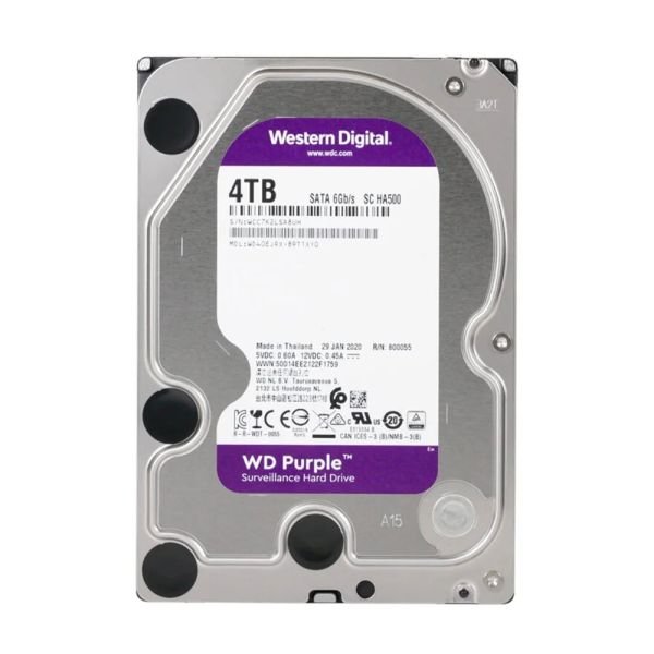 Жорсткий диск 3.5" 4TB 64MB Western Digital Purple WD40EJRX