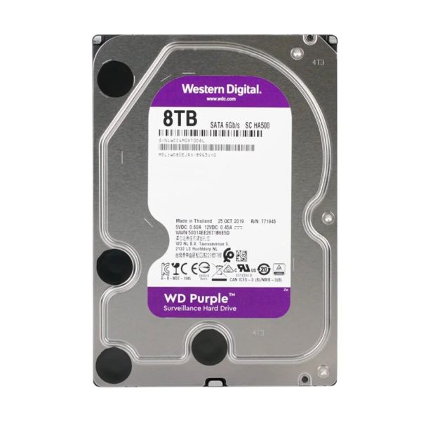 Жорсткий диск 3.5" 8TB 64MB Western Digital Purple WD80EJRX