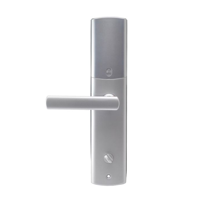 Замок біометричний автономний Trinix TRL-5111BTF Silver Right з Bluetooth, зчитувачем відбитків пальців і карт Mifare