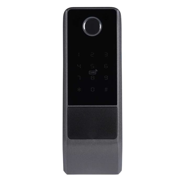 Замок біометричний автономний Trinix TRL-5201BTFW Black Right з Bluetooth, зчитувачем відбитків пальців і карт Mifare