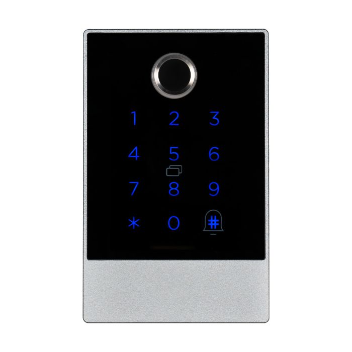Клавіатура з Bluetooth, з контролером, зчитувачем відбитків пальців та карт Mifare Trinix TRK-1106BTFW