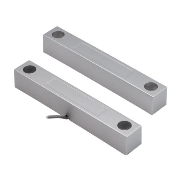 Датчик відчинення магнітоконтактний накладний Trinix СМК 1-1Р Silver на металеві поверхні