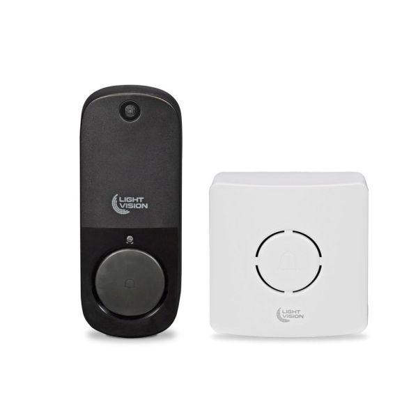 Дверний WiFi дзвінок Light Vision VLC-DR10T(Tuya) White з ІЧ-датчиком руху