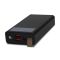 Повербанк 20000mAh Power Bank Kraft TPB-2320 Black 22.5W QC3.0 LED-ліхтар