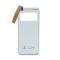 Повербанк 40000mAh Power Bank Kraftk TPB-2340 White 22.5W QC3.0 LED-ліхтар