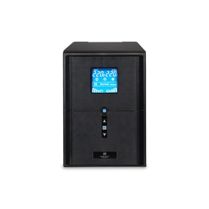 Джерело безперебійного живлення Kraft KRF-PSW2000VA/1600W(LCD)24V UPS під зовнішній акумулятор