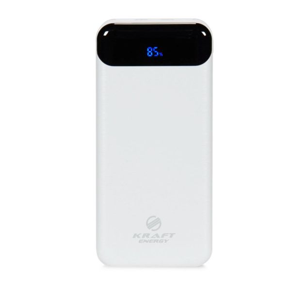 Повербанк 20000 mAh Power Bank Kraft KPB-2020FC White 22.5W QC3.0