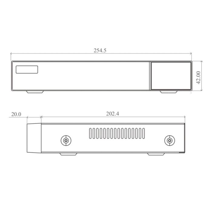 IP-відеореєстратор 8-канальний 8Mp TVT TD-3008H1-8P-B1-B з 8 портами PoE