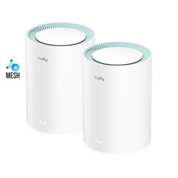 Маршрутизатор WiFi Mesh-система WiFi 5 Cudy M1300 (2-Pack) 2 штуки дводіапазонні гігабітні AC1200