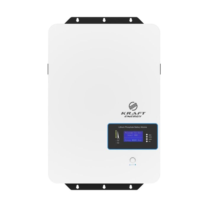 Акумуляторна батарея літій-залізо-фосфатна 24В 5120Втг Kraft KRF-24/200BWM LiFePO4 настінний монтаж