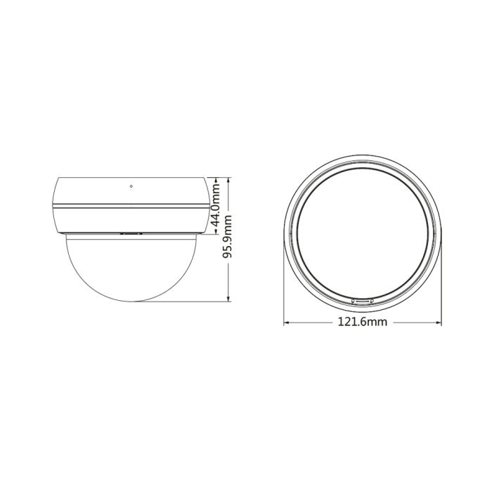 IP-відеокамера 5Mp TVT TD-9552E3B-A (D/AZ/PE/IR2) f=2.8-12mm з мікрофоном