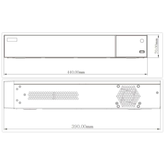 IP-відеореєстратор 32-канальний 12Mp TVT TD-3332H4-16P-A2 з 16 портами PoE