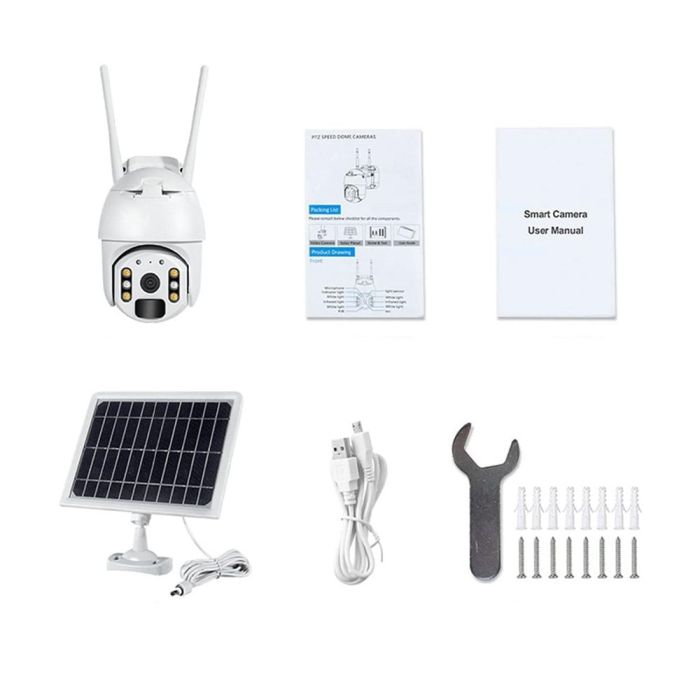 IP PTZ-відеокамера автономна з 4G та сонячною панеллю 2Mp VLC-9492IG(Solar) Light Vision f=3.6mm, на акумуляторних батареях