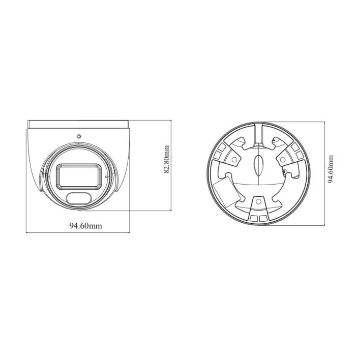 IP-відеокамера 6Mp TVT TD-9564S4-C (D/PE/AW2) f=2.8mm, ІЧ+LED-підсвічування, з мікрофоном