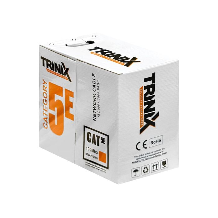 Кабель вита пара FTP CAT5E CCA 0.51mm PVC Indoor Trinix 305m