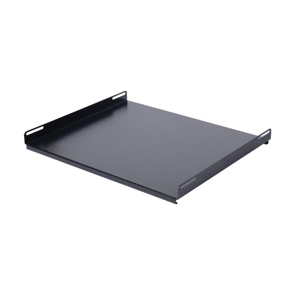 Серверна полиця NVC-600D/SH Black для комутаційної шафи глибиною 600 мм