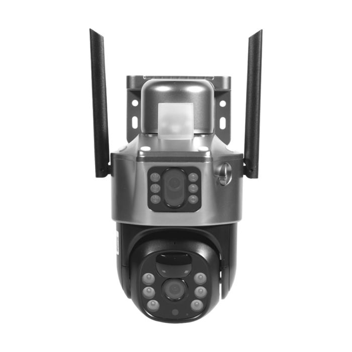 IP PTZ-відеокамера автономна з 4G та сонячною панеллю Light Vision 2Mp+2Mp VLC-9192IG/2C (Solar) Silver f=4mm, на акумуляторних батареях