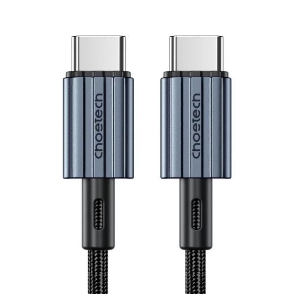 Кабель Choetech ХСС-1015 Black USB-C to USB-C PD60W 2m
