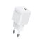 Мережевий зарядний пристрій Choetech PD5010 PD20W GAN USB-C White