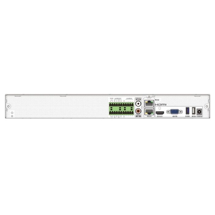 IP-відеореєстратор 16-канальний 16Mp TVT TD-3316H2-B2-B (192-192)