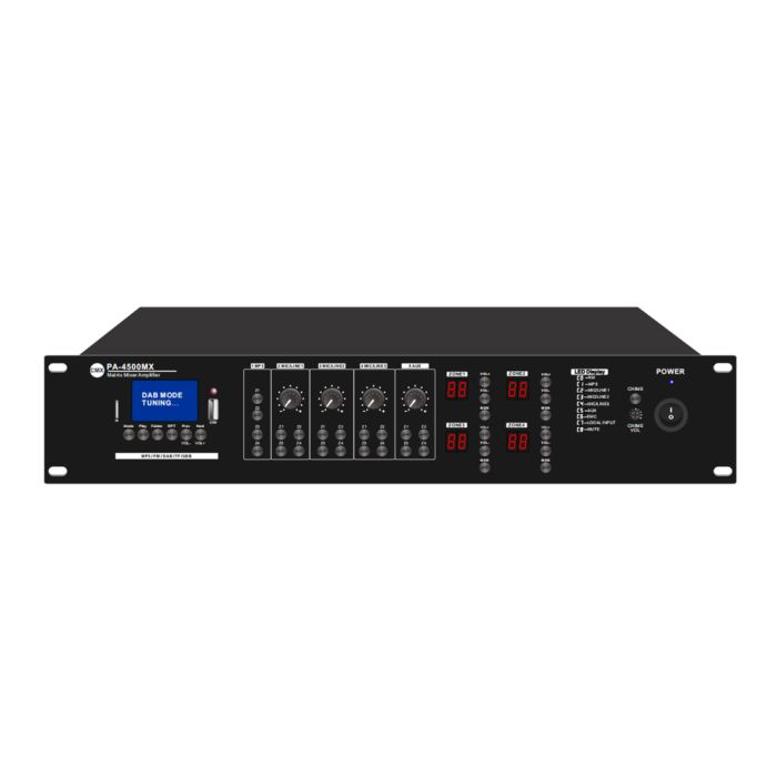 Матричний мікшуючий підсилювач CMX PA-4240MX, 4 зони, 19"