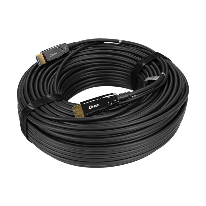 Кабель оптичний HDMI 2.1 100m Dtech DT-HOF8100