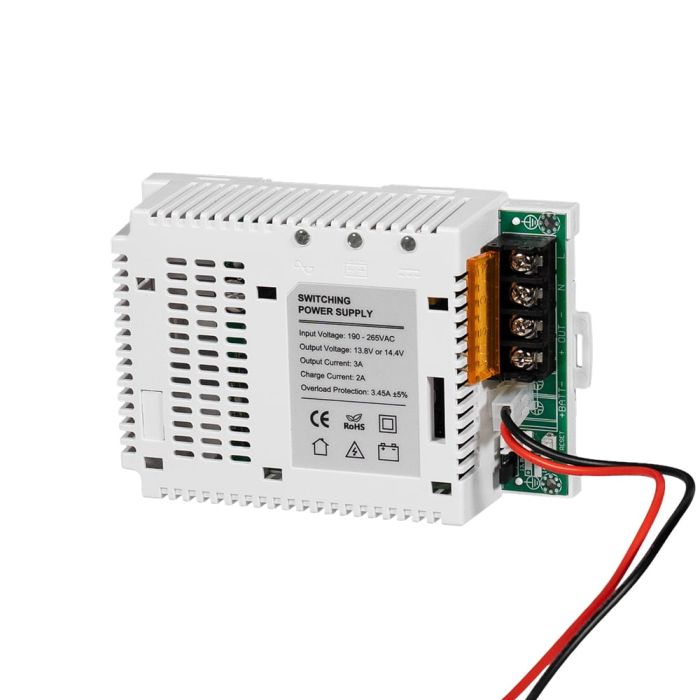 Плата ДБЖ Trinix PSU-1203LED(BOARD) LiFePO4 з кріпленням на DIN-рейку