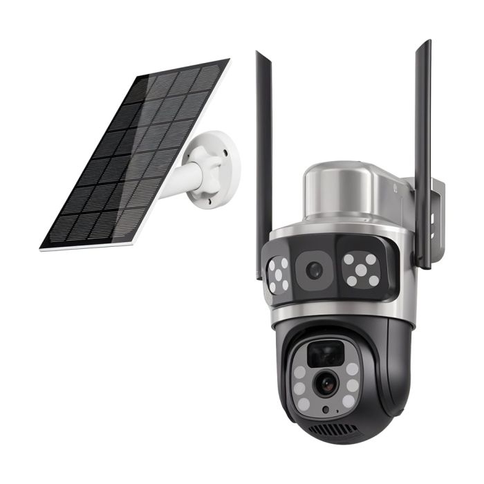 IP PTZ-відеокамера автономна з WiFi та сонячною панеллю 3Mp+3Mp Light Vision VLC-9230WIA/2C (Solar) f=4mm, на акумуляторних батареях