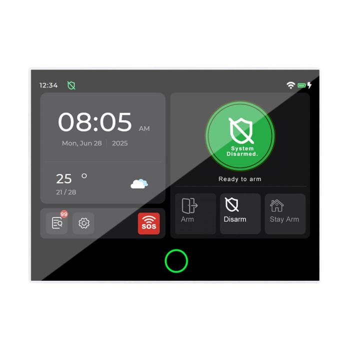 Комплект бездротової сигналізації Trinix TRX-4G-Kit(LCD)(WiFi) з WiFi та 4G LTE