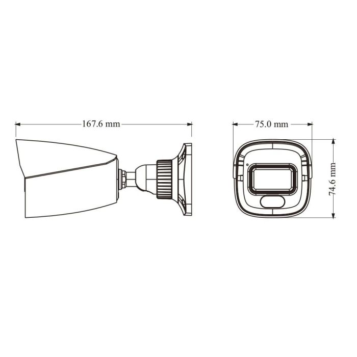 IP-відеокамера 4Mp TVT TD-9441S4L-A(D/PE/AW1) White f=2.8mm, ІЧ+LED-підсвічування, з мікрофоном