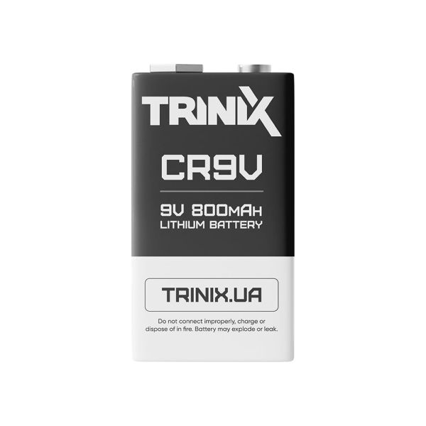 Батарея Trinix CR9V 9V LiMnO2 800mAh