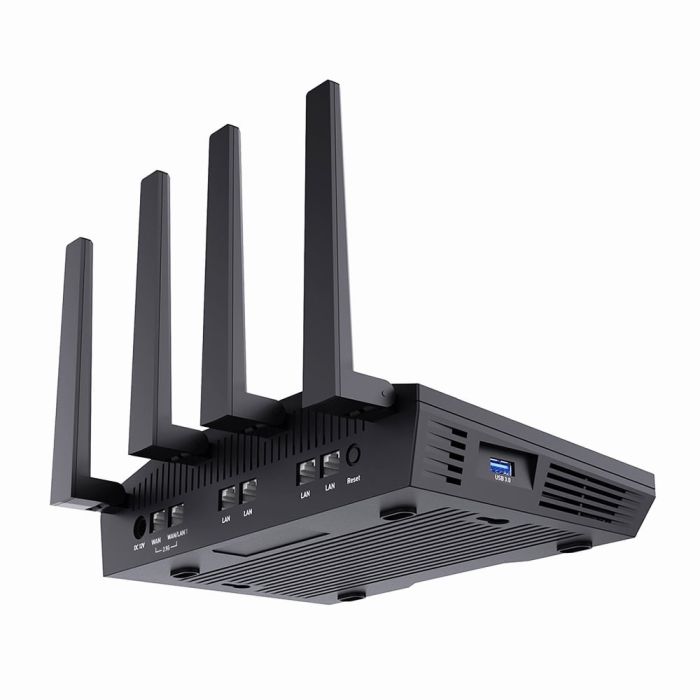 WiFi 6 маршрутизатор GL.iNet Flint 2 (GL-MT6000-EU) 2.5G дводіапазонний