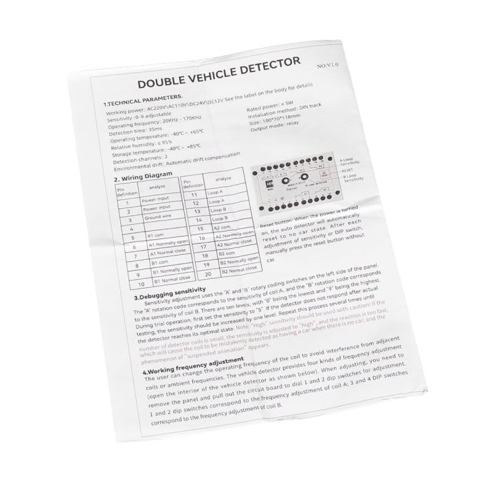 Контролер індукційної петлі Trinix TRX-1200DLD двоканальний