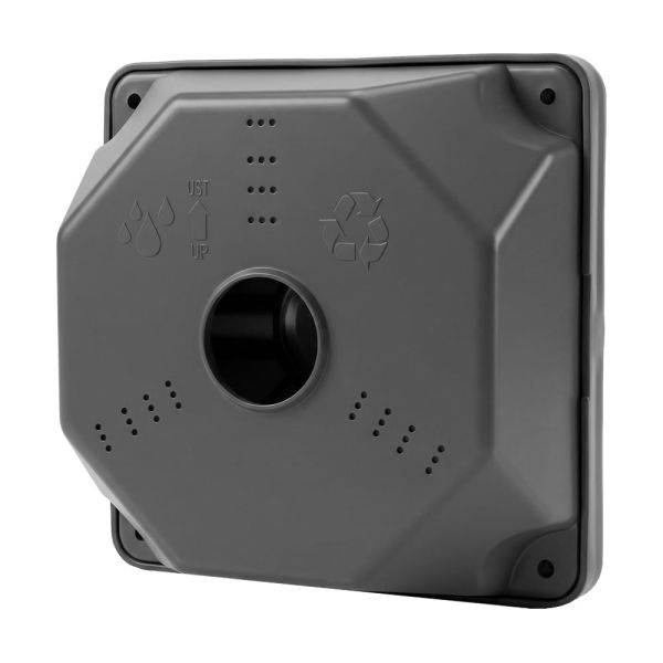 Монтажна коробка Light Vision VLC-02BX, пластик, 130*130*50 мм, графітова
