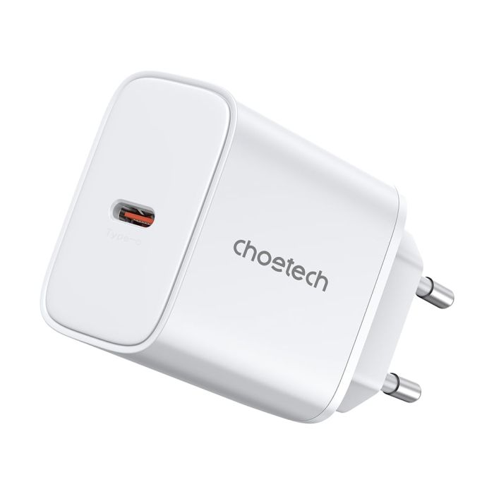 Мережевий зарядний пристрій Choetech PD3042 mini PD45W USB-C White