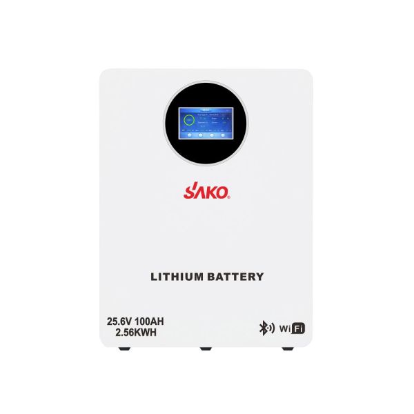 Акумуляторна батарея літій-залізо-фосфатна LiFePO4 100А*год 25.6В 2560Вт*год Sako Li-Sun series SK-25.6V100Ah настінний / підлоговий монтаж