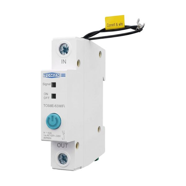Розумний автоматичний вимикач з Wi-Fi (eWeLink) TOMZN TOB8E-63 63A