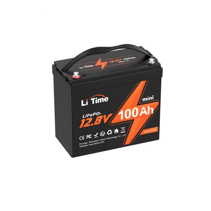 Акумуляторна батарея літій-залізо-фосфатна 12.8В 100А*год LiFePO4 LiTime Mini L12V100-100-MINI-16-A60