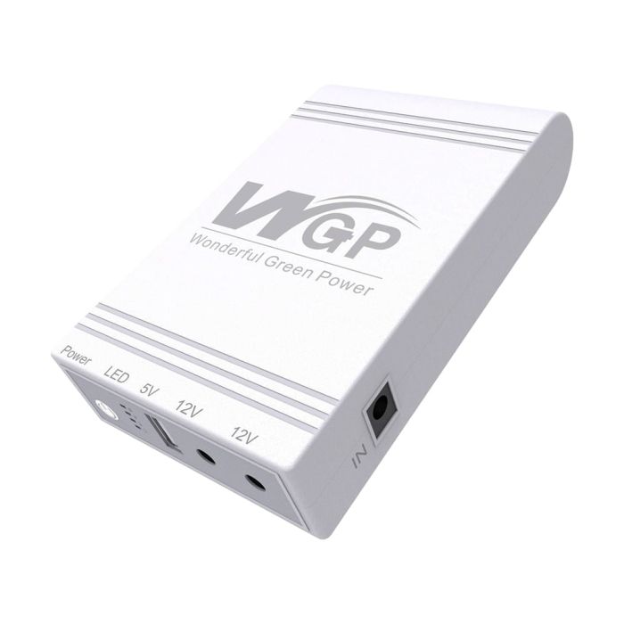 Джерело безперебійного живлення Mini UPS WGP UPS103C 20000mAh 5V/12V/12V, Li-ion 4*5Ah, для роутера та оптичного терміналу