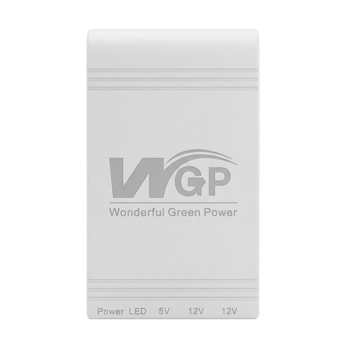 Комплект Mini UPS з блоком живлення: джерело безперебійного живлення Mini UPS WGP UPS103C 16000mAh 5V/12V/12V, Li-ion 4*4Ah, для роутера і оптичного термінала та блок живлення SPF-1202B 12V/2A (24W)