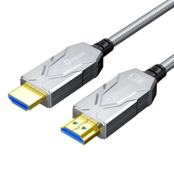 Кабель оптичний армований HDMI 2.1 100m Dtech DT-HF8100K