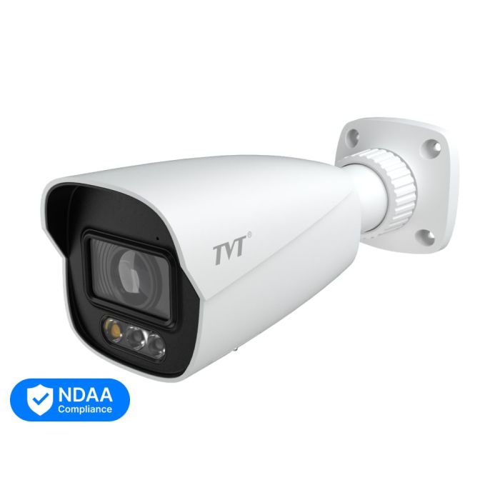 IP-відеокамера 6Mp TVT TD-9462S4-PA(D/PE/AW3) White f=2.8mm, ІЧ+LED-підсвічування, з мікрофоном