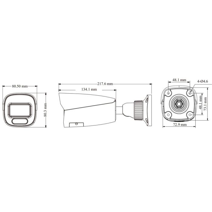 IP-відеокамера 6Mp TVT TD-9462S4-PA(D/AZ/PE/AW3) White f=2.8-12mm, ІЧ+LED-підсвічування, з мікрофоном